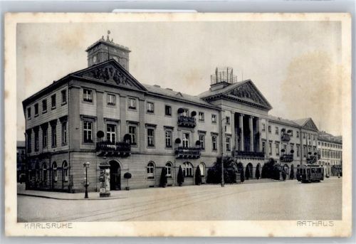 Karlsruhe Rathaus, Litfasssäule