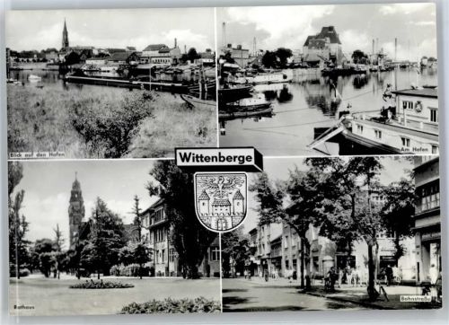 Wittenberge Hafen Rathaus Bahnstraße
