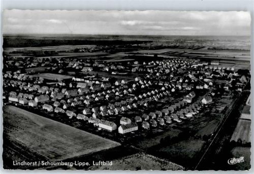 31698 W3067 Eichhöfe , Kr Schaumb-Lippe - Fliegeraufnahme, Ortsansicht Lindhorst