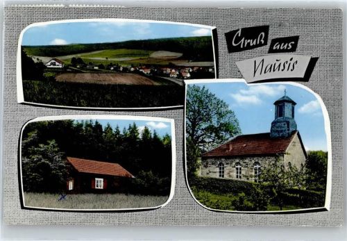 Nausis Gesamtansicht, Kirche