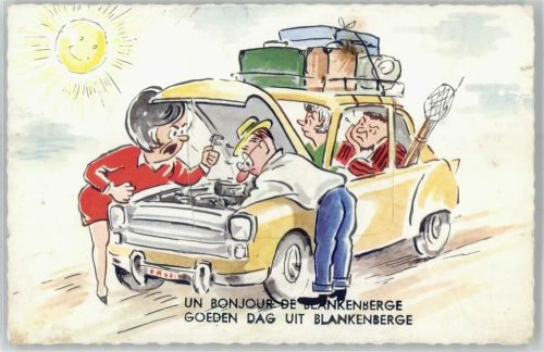 Blankenberghe Leporello, Humor: Auto