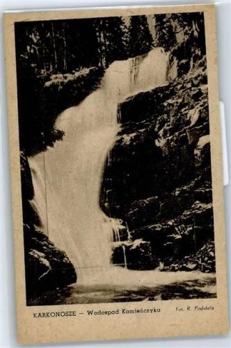 Schreiberhau Leporello, Karkonosze, Wodospad Kamienczyka, Wasserfall