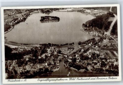 Grünheide Fliegeraufnahme, Hotel, Pension am Peetzsee
