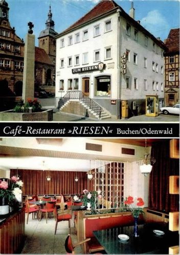 Buchen Cafe Riesen Gastraum