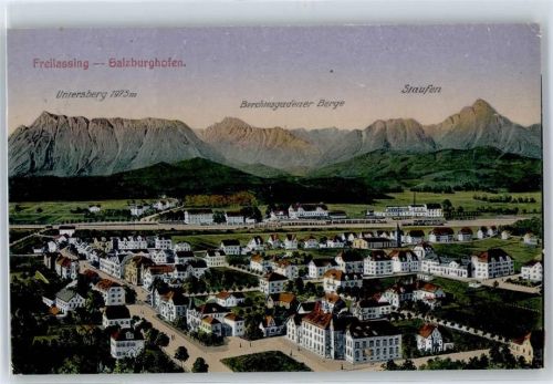 Freilassing Teilansciht, Berge