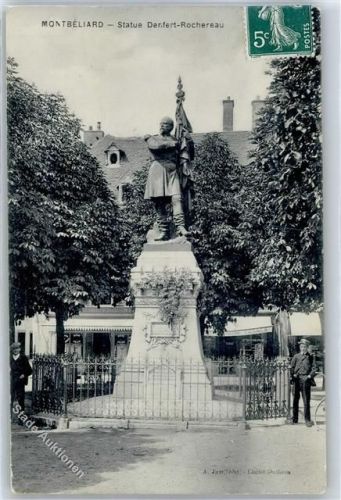 Montbeliard Statue Denfert-Rochereau
