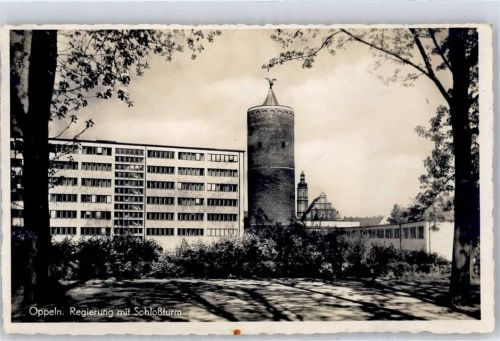 Oppeln Regierung mit Schloßturm