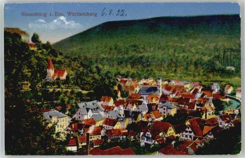 Neuenbürg Kunst-Karte, Stadtbild