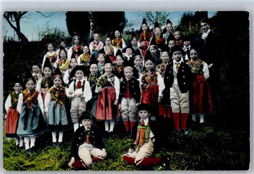 Bischofsheim Gruppenbild, Tracht, Singschule