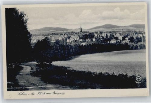 Löbau Kirche, Teilansicht vom Bergweg