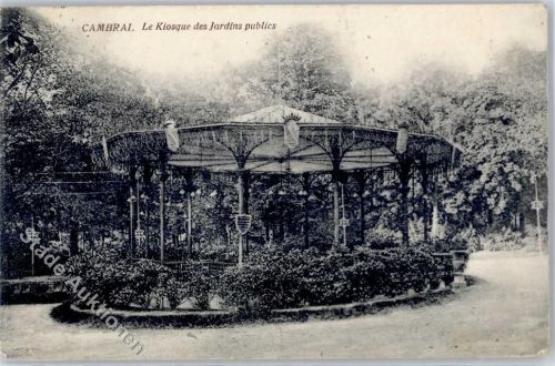Cambrai Le Kiosque des Jardins publics AKU1