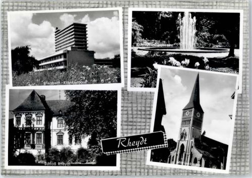 Rheydt Elisabeth Krankenhaus Schmölderpark Schloss Marienkirche