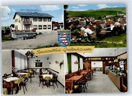 Großenhausen Cafe Gasthaus Spessartblick Auto