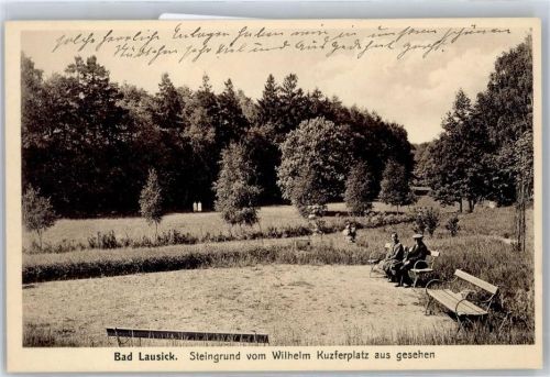 Bad Lausick Steingrund vom Wilhelm Kuzferplatz aus gesehen