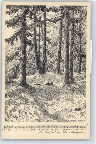 Chomutov Seele der Heimat sign. Erich W. Eiland