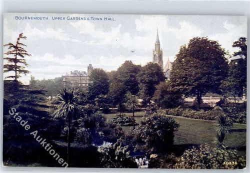 Bournemouth Upper Gardens and Town Hall