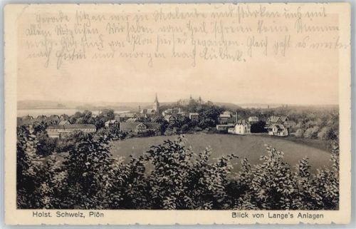 Plön Blick von Lange´s Anlagen