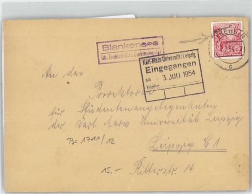 Blankensee Landpoststempel