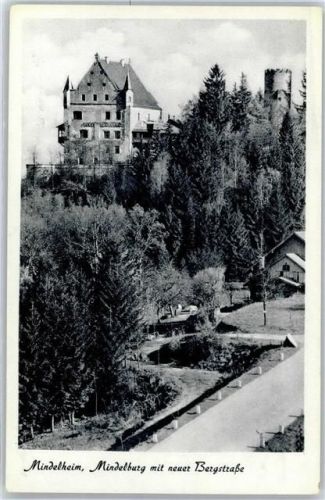Mindelheim Mindelburg mit neuer Bergstrasse