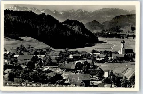 Altstädten Allgäuer Hochgebirgskette
