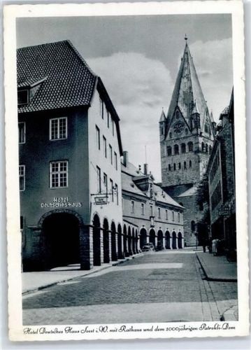 Soest Hotel Deutsches Haus Rathaus Patrokli Dom