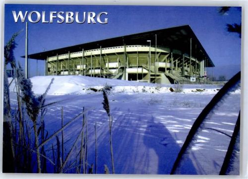 Wolfsburg VW Arena im Winter