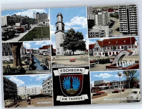 Eschborn Ev. Kirche Rathaus Stadthalle Berliner Straße Oberortstraße