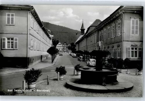 Bad Teinach Blick vom Bad-Hotel Brunnen