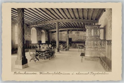 72070 W7400 Bebenhausen , Württ - Winterrefektorium im ehemaligen Jagdschloss