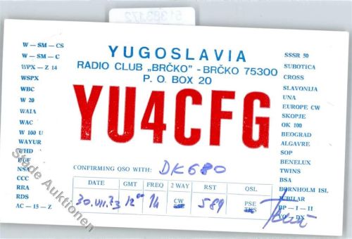 Brcko Yugoslav Radio Club