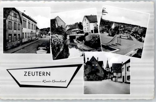 Zeutern Strassenszene Spielplatz
