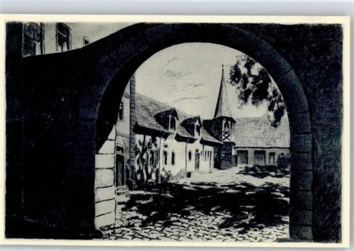 Lauterbach Burgtor sign. Karl Winkel
