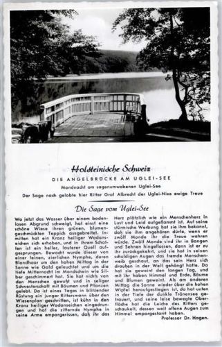 Eutin Angelbrücke am Uglei See