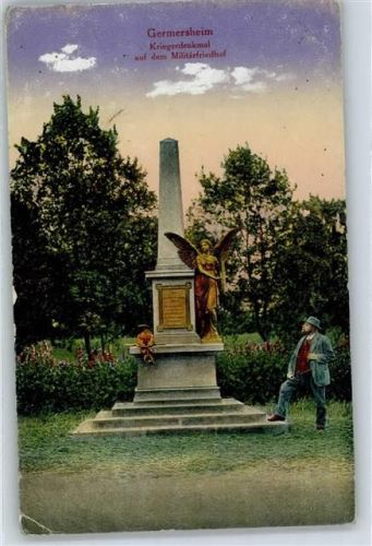 Germersheim Kriegerdenkmal auf dem Militärfriedhof AKU2