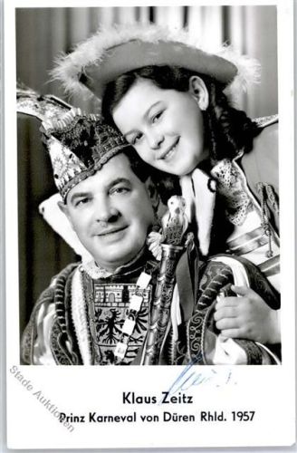 Düren Karneval Prinz Karneval 1957 Klaus Zeitz