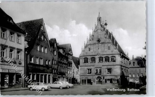 Weißenburg Rathaus Drogeriehandlung Traber