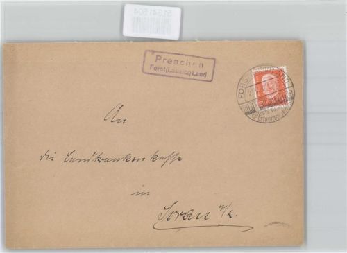 03159 O7571 Preschen - Landpoststempel