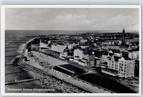 Borkum Fliegeraufnahme Leuchtturm