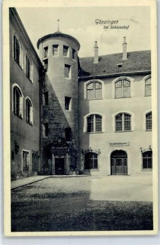 Göppingen 1908 Im Schlosshof