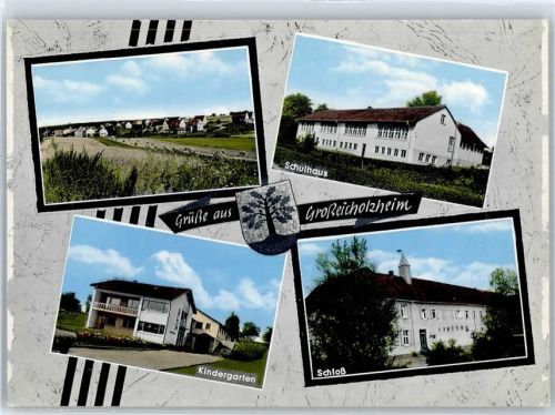 Großeicholzheim Schule Schloss Kindergarten Wappen