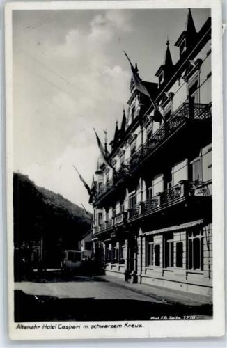 Altenahr Hotel Caspari mit schwarzem Kreuz