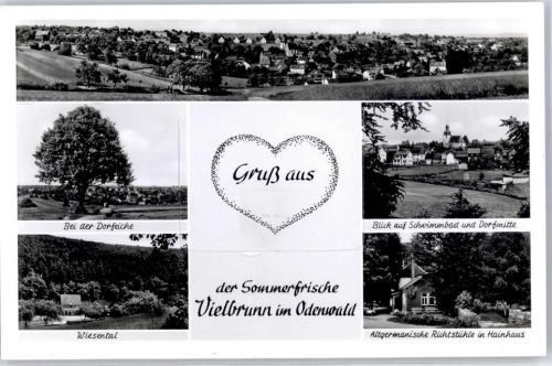 Vielbrunn Dorfeiche Wiesental Schwimmbad