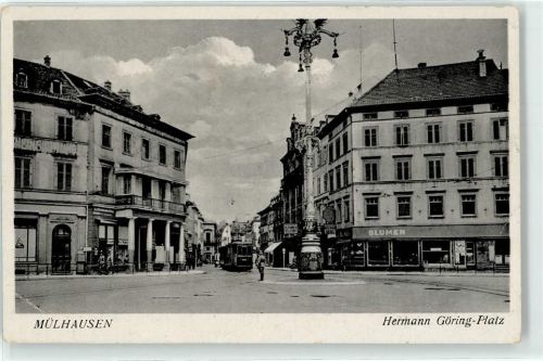Mulhouse Straßenbahn Handlung Blumen