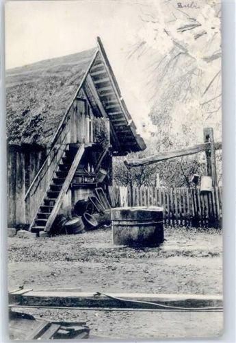 Hermannsburg Treppenspeicher mit Ziehbrunnen 16. Jahrhundert AKU1