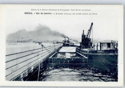Rio de Janeiro Grands travaux de construction du Port