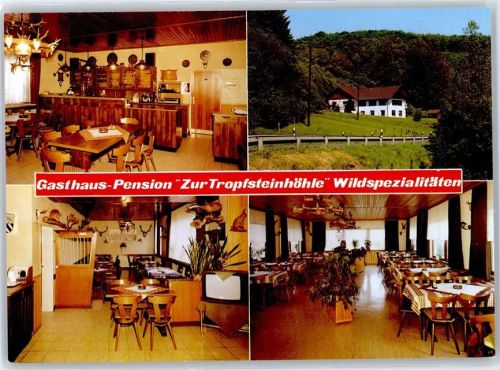 36396 W6497 Steinau an der Straße - Gasthaus Pension Zur Tropfsteinhöhle