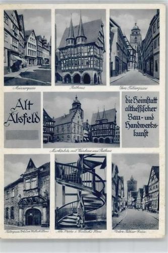 Alsfeld Rathaus Obere Fuldergasse Marktplatz