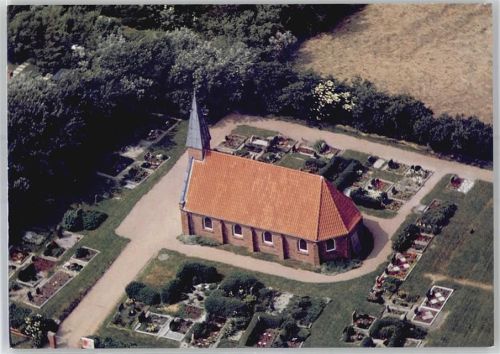 Sankt Peter-Ording St. Nikolai Fliegeraufnahme