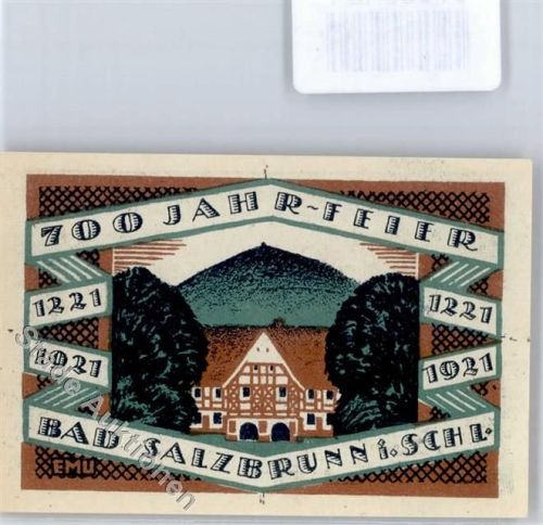 Bad Salzbrunn Notgeld 50 Pfennig Ober Salzbrunn