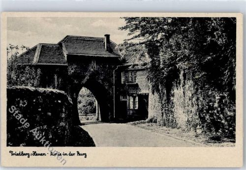 Friedberg Partie in der Burg